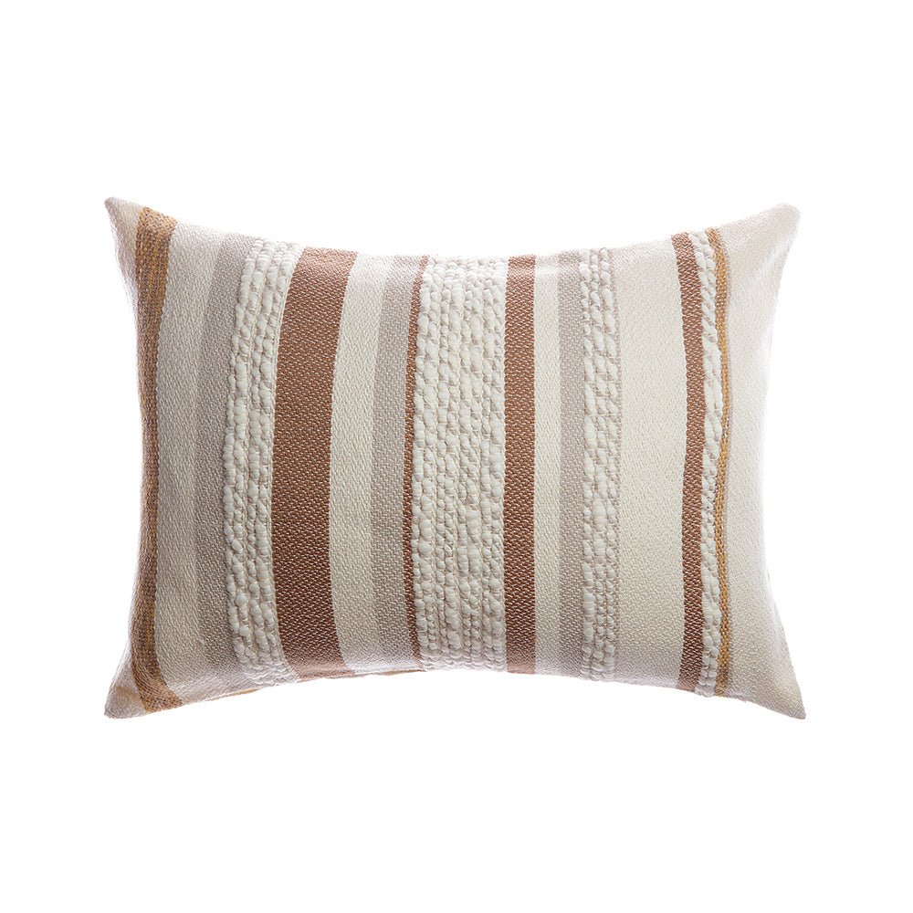 Handwoven Wool Accent Pillow - Image 2