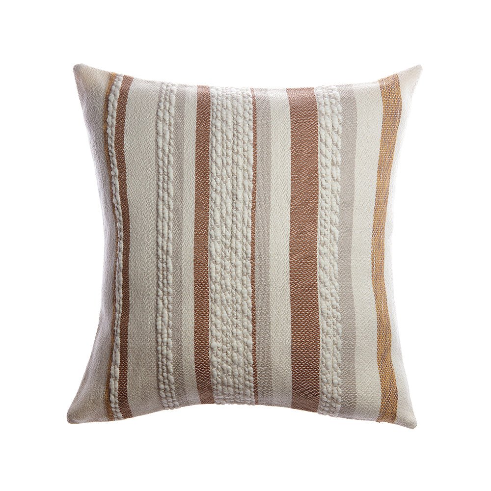 Handwoven Wool Accent Pillow - Image 3