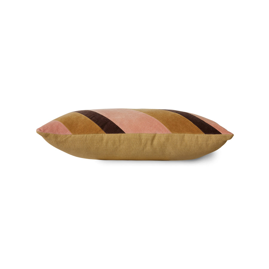 Striped velvet pillow Sunkissed - Image 2