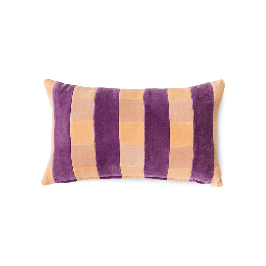 Striped velvet pillow Midsummer - Image 3